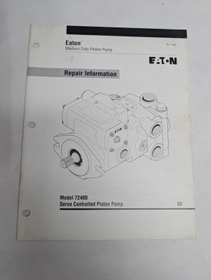 Eaton Repair Information Manual Model 72400 Servo Controlled Piston Pump 7-622
