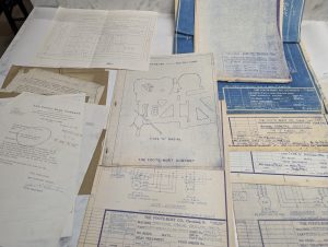 Foote-Burt Machine Tool Radial Drill “G” Blue Prints Diagrams Drawings Info Lot