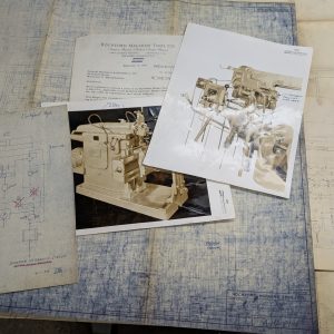 Rockford Machine Tool Shaper Diagrams Blue Prints Drawing Information Lot