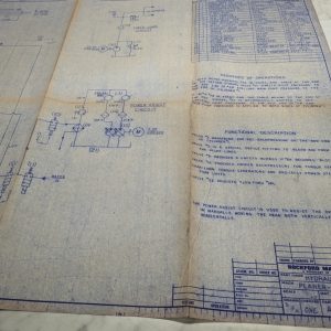 Rockford Machine Tool Hydraulic Circuit Diagram Print Drawing Planer Grinder