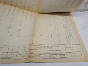 Delta Electrical Circuit Diagram Auxiliary Spindle On Gnutti Tcc26 Drawing Print