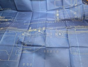 American Tool Works 38 42 48” Super Productive Lathe Half Size Drawing Blueprint