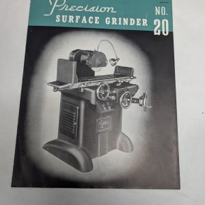 Precision Surface Grinder #20 Sales Bulletin 202 Brochure Literature Information
