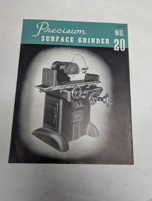 Precision Surface Grinder #20 Sales Bulletin 202 Brochure Literature Information
