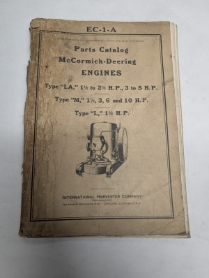 International Ih Mccormick Deering Parts Catalog Manual La M L Engines 1938