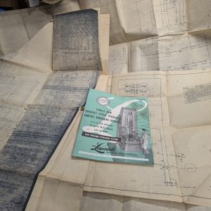 Lapointe Machine Tool Surface Broaching Machine 5 T.54 Diagrams Drawings Prints