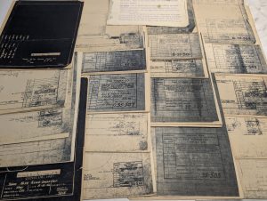 Yoder Machine Tool #3 Boring Mill Drawing Diagrams Blue Prints Information Lot