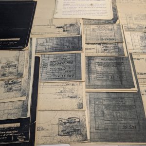 Yoder Machine Tool #3 Boring Mill Drawing Diagrams Blue Prints Information Lot