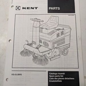 Kent Spare Parts List Book Manual Ks-33.5Br2 Floor Scrubber