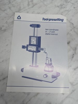 Trimos Two Coordinates X + Y W/ Digital Readout Tool Presetting Sales Brochure