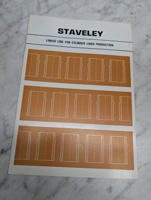 Staveley Linked Line For Cylinder Liner Production Sales Brochure Literature