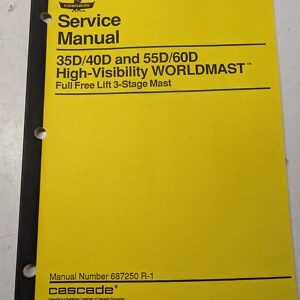 Landoll Cascade Service Manual Repair Worldmast 35 40 55 60 D 1990 687250