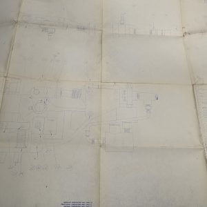 Wales Strippit Side Linkage Assembly 10-A Drawing Blue Print Diagram Information