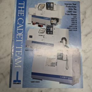 The Cadet Team Okuma V4020 L1420 W Bb M Hs Sales Information Brochure Catalog
