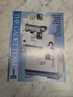 The Cadet Team Okuma V4020 L1420 W Bb M Hs Sales Information Brochure Catalog
