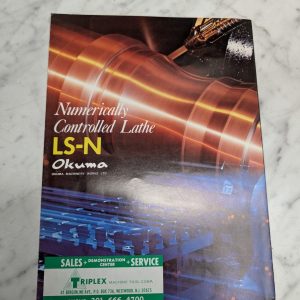 Okuma Ls-N Numerically Controlled Lathe Cnc Big 10 Sales Brochure Information