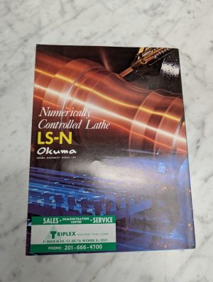 Okuma Ls-N Numerically Controlled Lathe Cnc Big 10 Sales Brochure Information