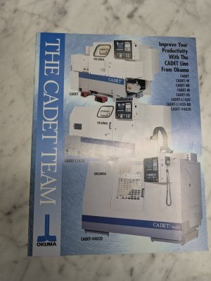 The Cadet Team Okuma V4020 W Bb M Hs Sales Information Brochure Catalog