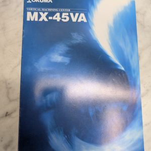 Okuma Mx-45Va Machine Tool Centers Sales Brochure Literature Information