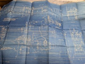 Lapoint Machine Tool 3L Hydraulic C-2317 Layout Drawing Blue Print Diagram