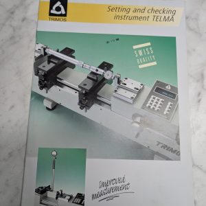Trimos Setting And Checking Instrument Telma Sales Information Brochure Catalog