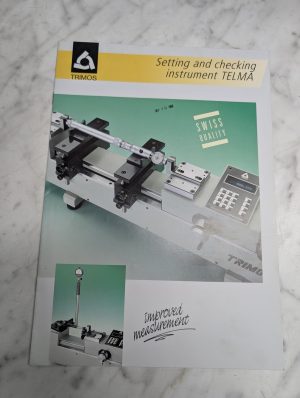 Trimos Setting And Checking Instrument Telma Sales Information Brochure Catalog