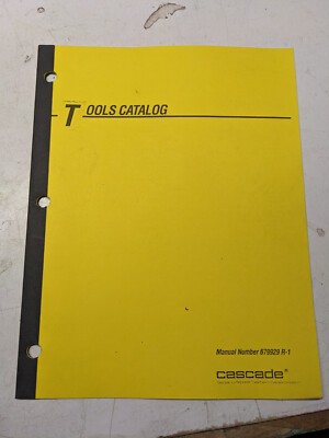 Cascade Tools Catalog 679929 R-1 1990 Fork Lift Attachment