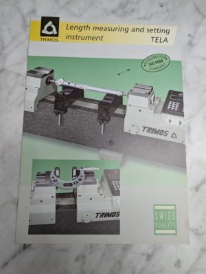 Trimos Length Measuring & Setting Instrument Tela Sales Information Brochure