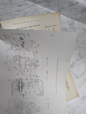 Gk Straight Wheel Grinders Bill Of Material & Transmission Clutch Gear Type