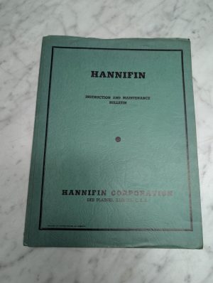 Hannifin Instruction & Maintenance Bulletin Open Gap Hydraulic Press Manual 1955