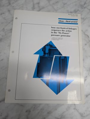 Hannifin Hy-Power Pressure Generator Reprint #M-2 1969 Sales Brochure Literature