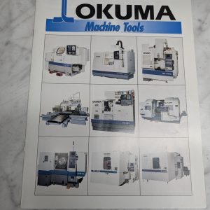 Okuma Machine Tools Machining Center Sales Information Catalog Brochure 1996