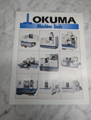Okuma Machine Tools Machining Center Sales Information Catalog Brochure 1996