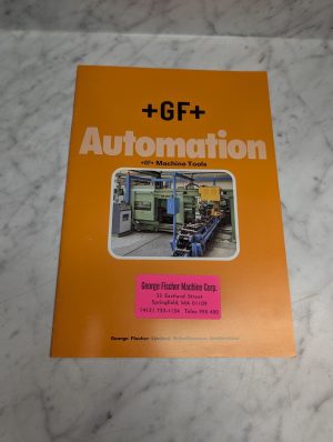 New Britain Machine +Gf+ Automation Machine Tools Technical Information Brochure