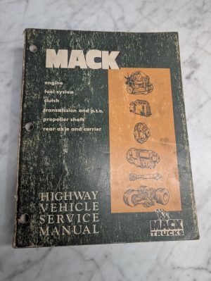 Mack Trucks Highway Vehicle Service Manual Overhaul Shop Repair Book Ts 442 1975