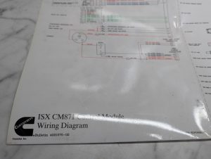 Cummins Diesel Engine Wiring Diagram Electrical Isx Cm870 Control Module