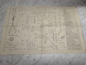 Perkins Machine Tool Model Series B Parts List Drawing Print Diagram Information