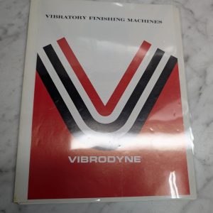 Vibrodyne Vibratory Finishing Machines Instruction Manual Ve Vesp 100-1000