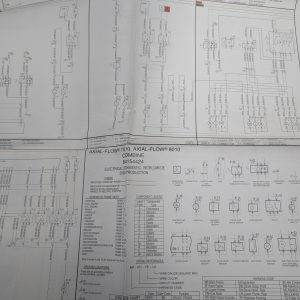 Part 2 ~ Case Axial-Flow 7010 8010 Combine 84154424 Electrical Schematic Diagram