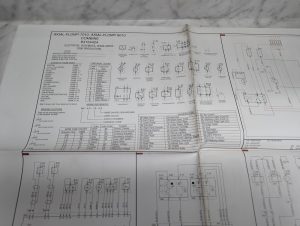 Part 1 ~ Case Axial-Flow 7010 8010 Combine 84154424 Electrical Schematic Diagram