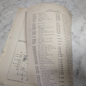 Ms-18 5 & 10 Speed Band Saw Illustrated Parts List Reference Information Drawing
