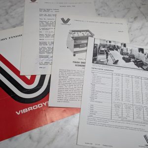Vibrodyne Vibratory Finishing Machines Sales Brochure Information Literature