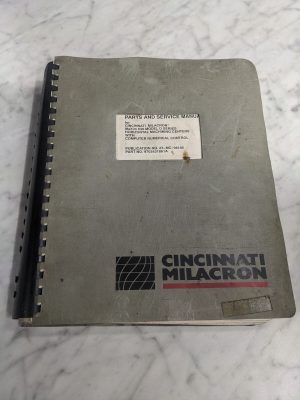 Cincinnati Milacron Machine Cnc Parts & Service Manual Maxim 630 Model D Series