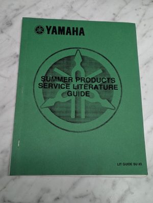 Yamaha Summer Products Service Literature Guide 1993 Su 93 Manual Reference