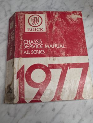 Buick Chassis Service Manual All Series Models 1977 Shop Repair Overhaul Book