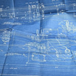 Lapoint Machine Tool 3L Hydraulic F-31A Engineering Drawing Print Diagram