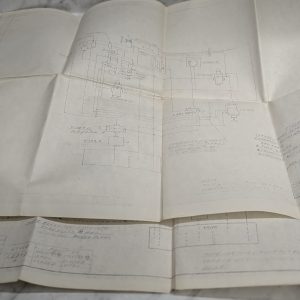Porter Cable Machine Tool Hydraulic Lathe Drawing Diagram Blue Print Information