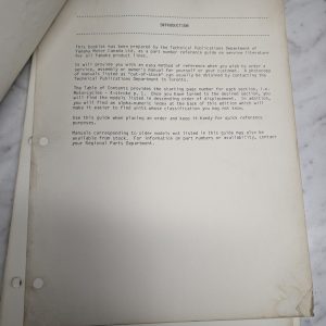 Yamaha Service Literature Reference Guide All Equipment 1979 – 1985