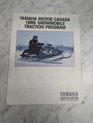 Yamaha Motor Canada 1996 Snowmobile Traction Program Sales Literature