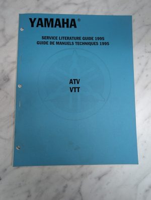 Yamaha Service Literature Reference Guide Atv Vtt 1995 Dealership Information